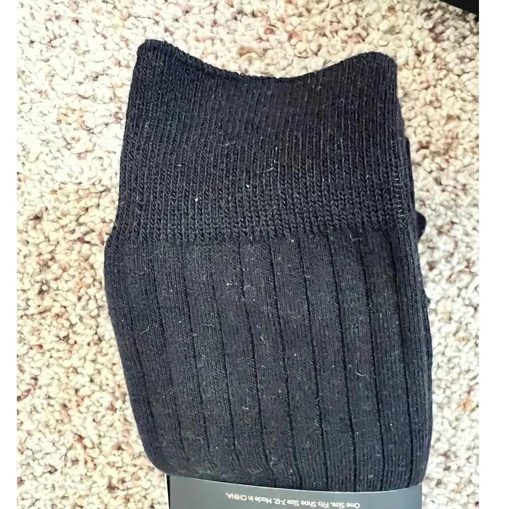 NWT Men's Banana Republic Dress Socks, Black, 6-pair, Shoe Size 7-12